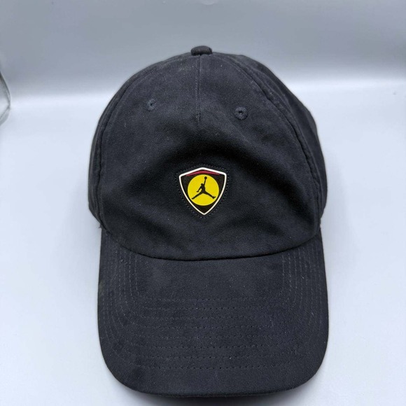 Air Jordan Hat Men Black Last Shot Suede Jumpman Strap‎ Back Cap